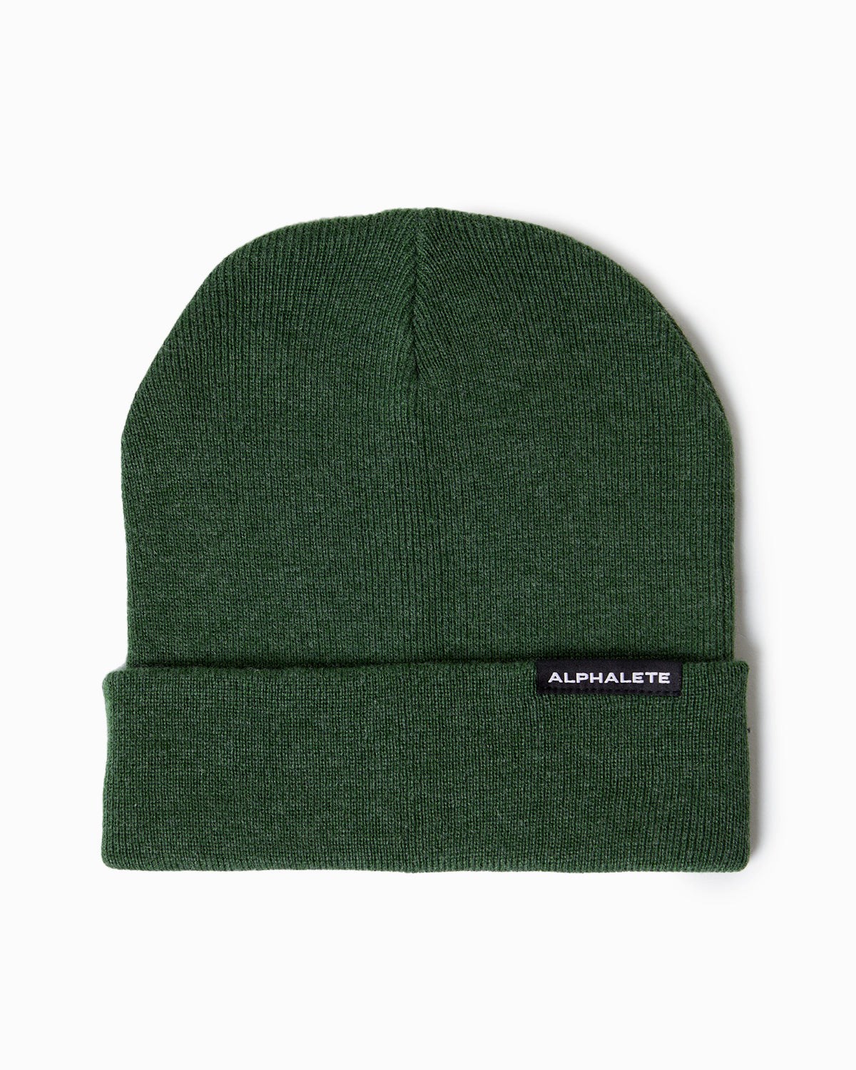 Alphalete Baumwoll Knit Beanie Wild Sage | IO4809152