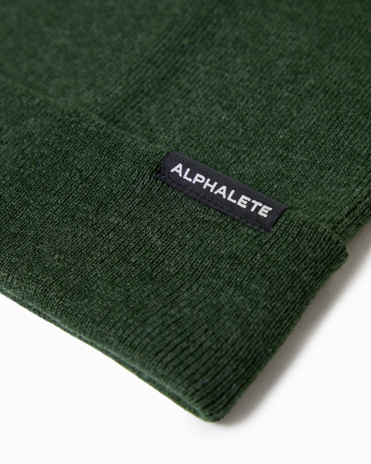 Alphalete Baumwoll Knit Beanie Wild Sage | JV8374150