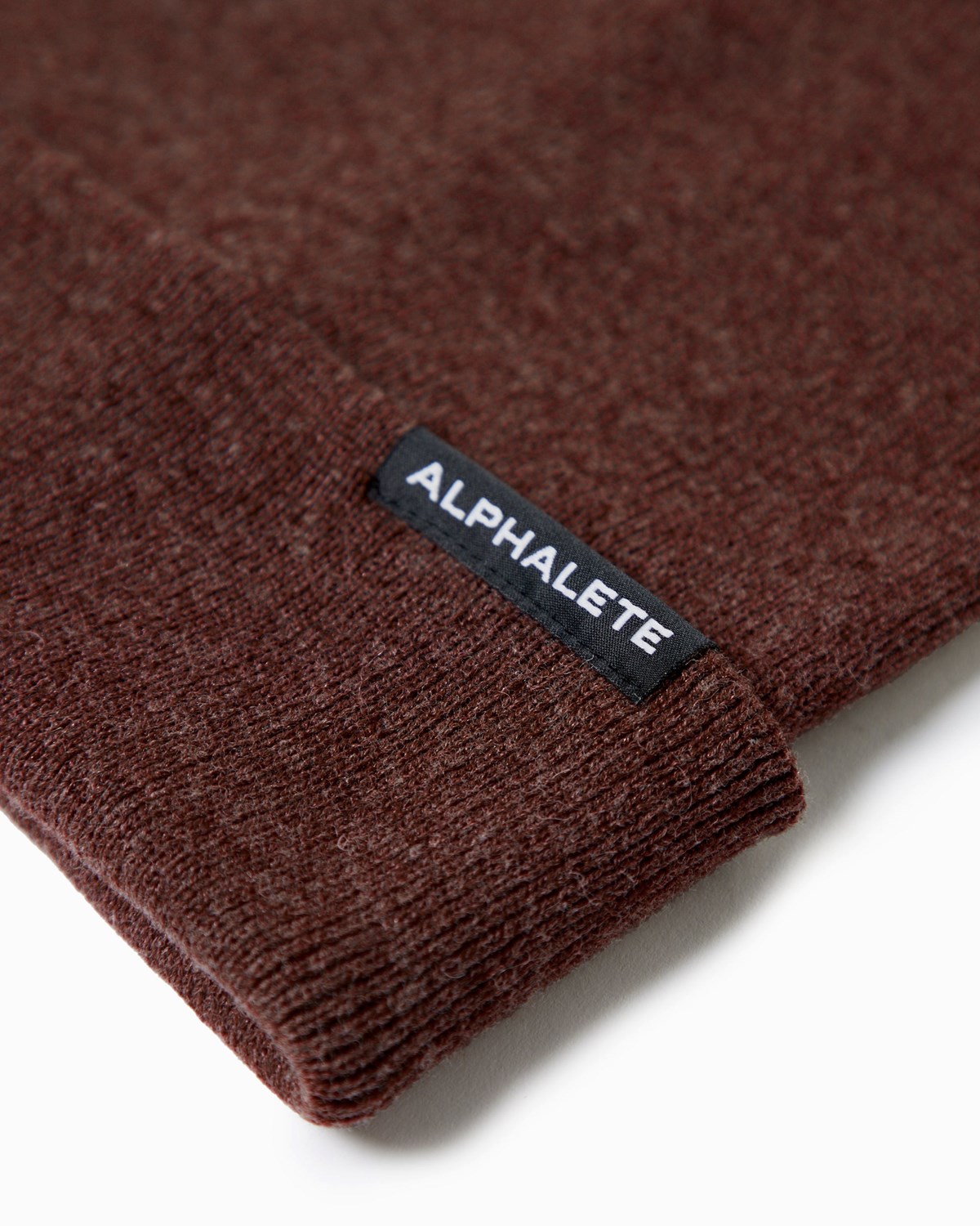 Alphalete Baumwoll Knit Beanie Wine | BQ6193570