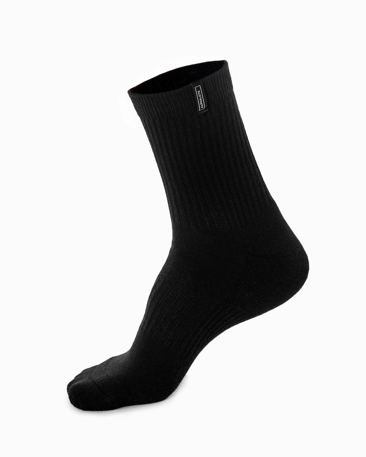 Alphalete Crew Sock Schwarz | BL2469750