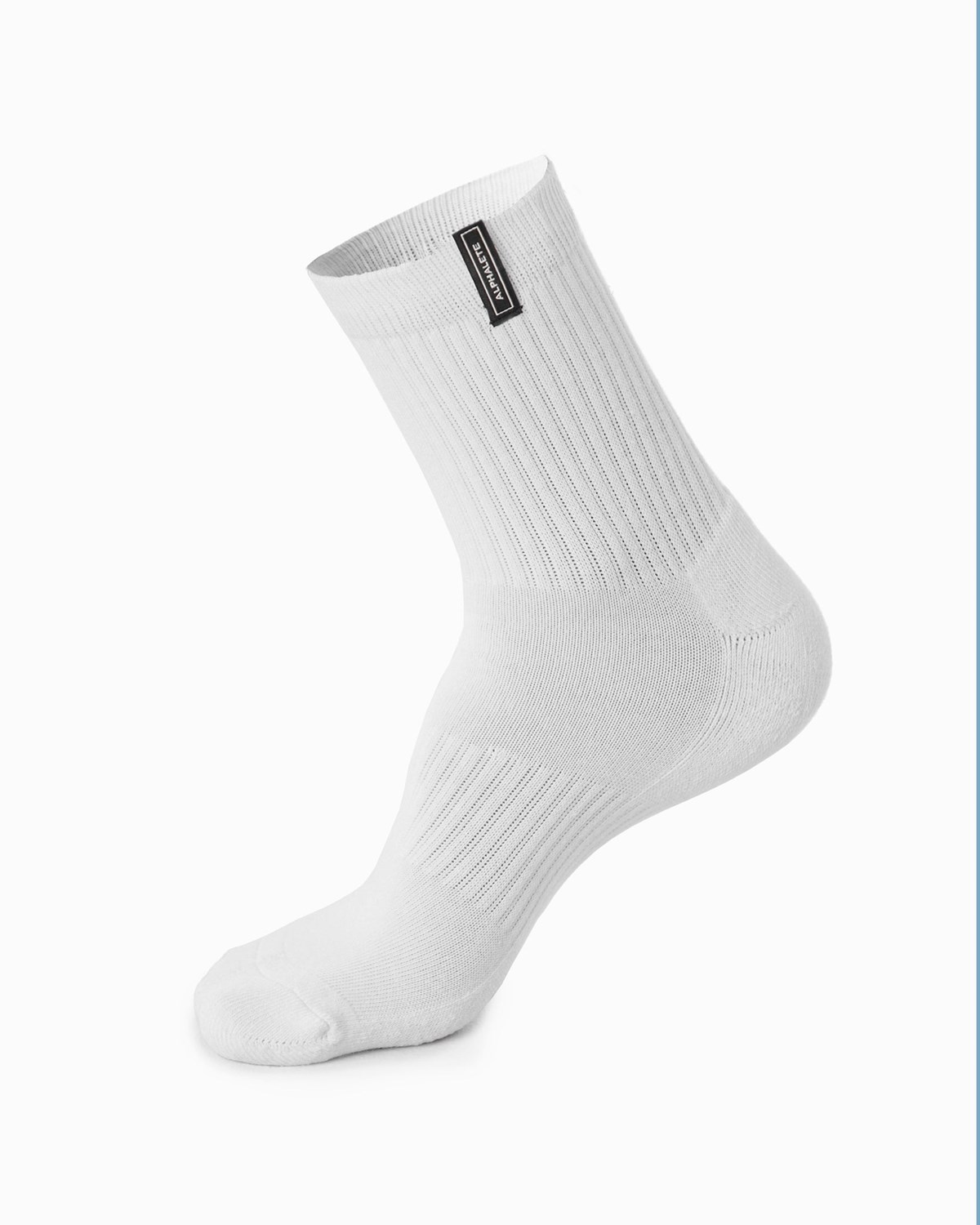 Alphalete Crew Sock Weiß | DI2361985