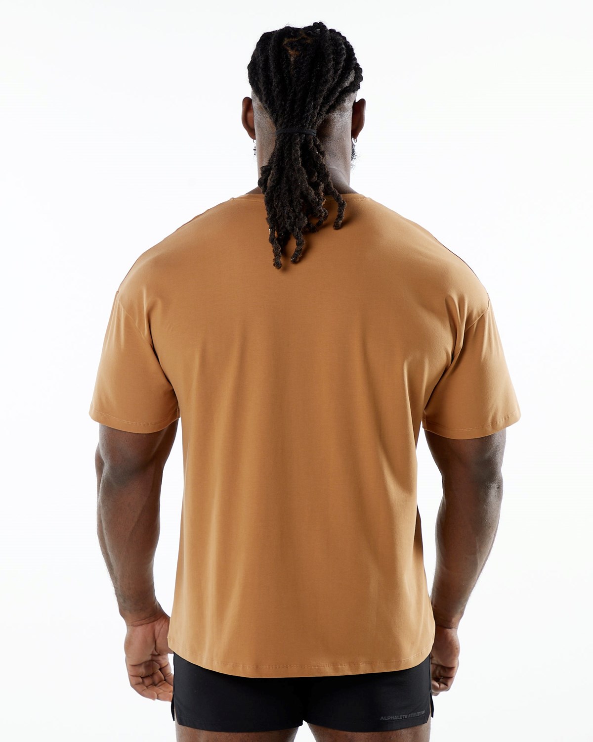 Alphalete Drop Shoulder Tee Rust | FY6345720