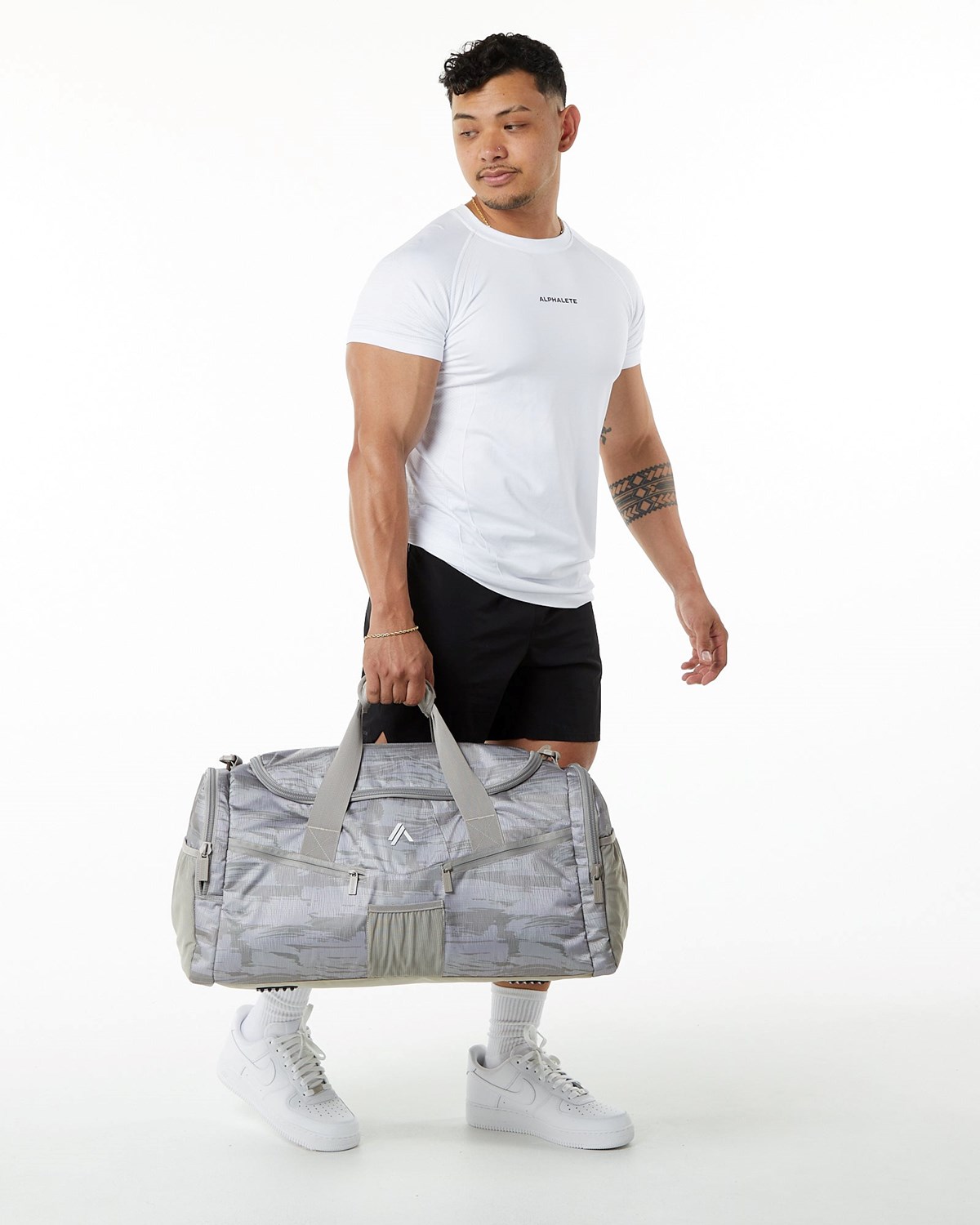 Alphalete Duffel Bag Camouflage | KB1985240