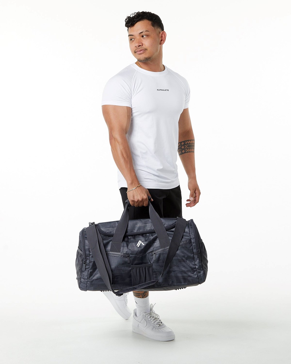 Alphalete Duffel Bag Schwarz Camouflage | CI8290536