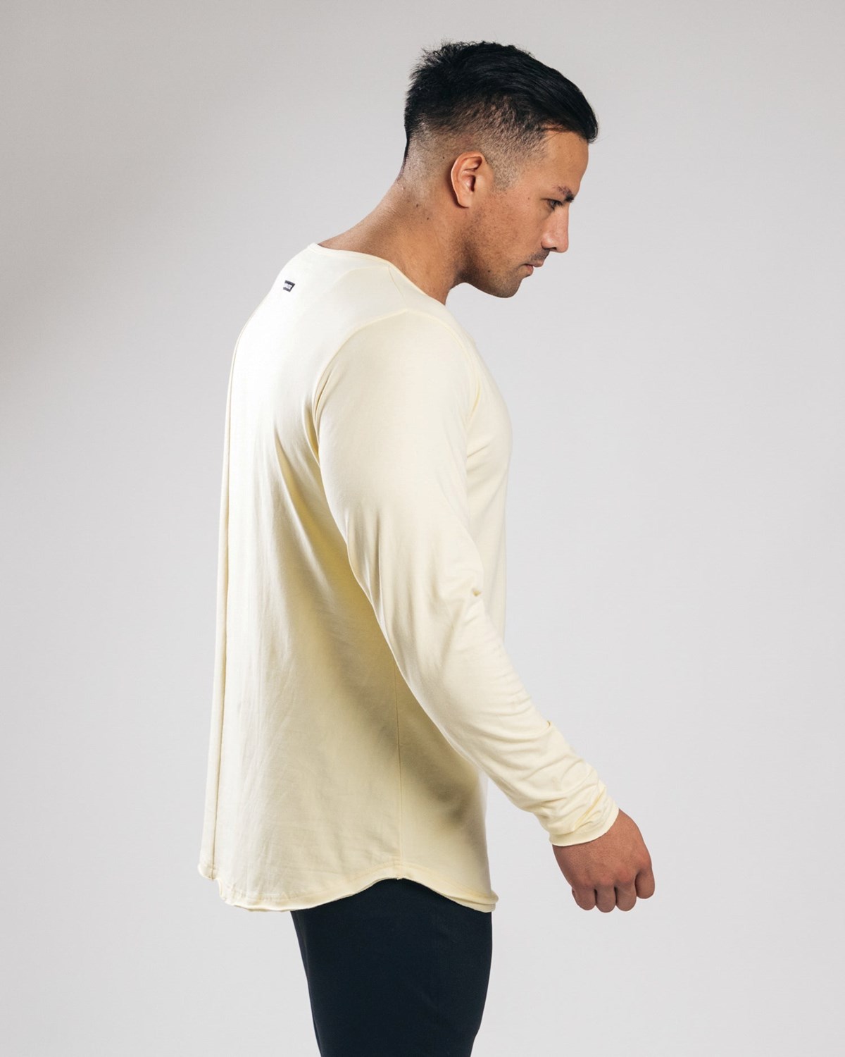 Alphalete Fitted Long Sleeve Sea Salt | ZE1875643