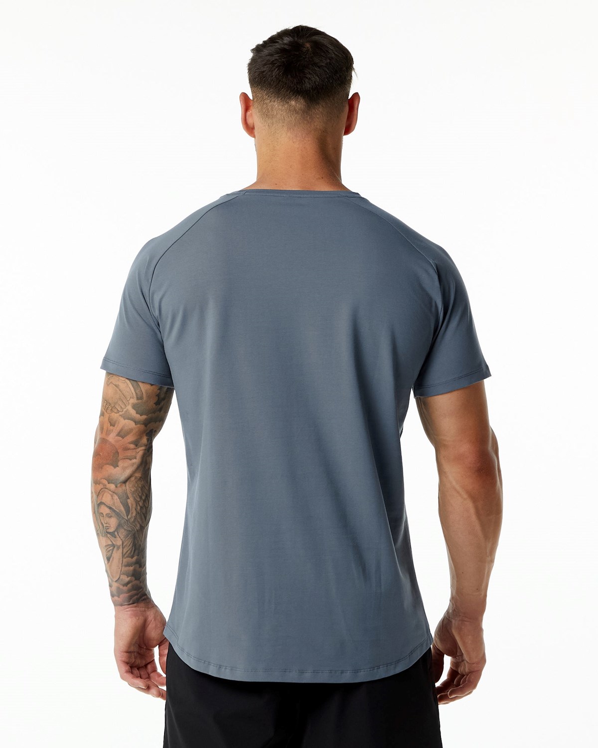 Alphalete Fitted Performance Kurzes Sleeve Carbon | DA1890275