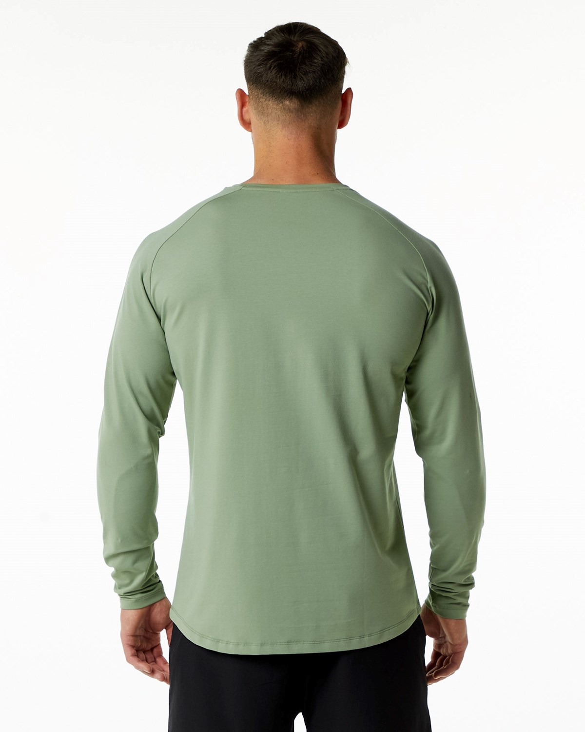 Alphalete Fitted Performance Long Sleeve Sage | NZ2308147