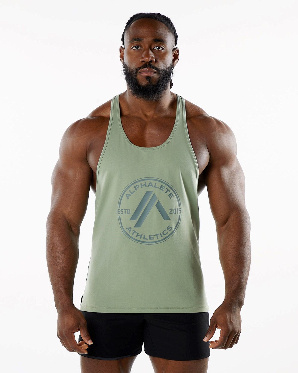 Alphalete Fitted Performance Stringer Sage | WJ2170693