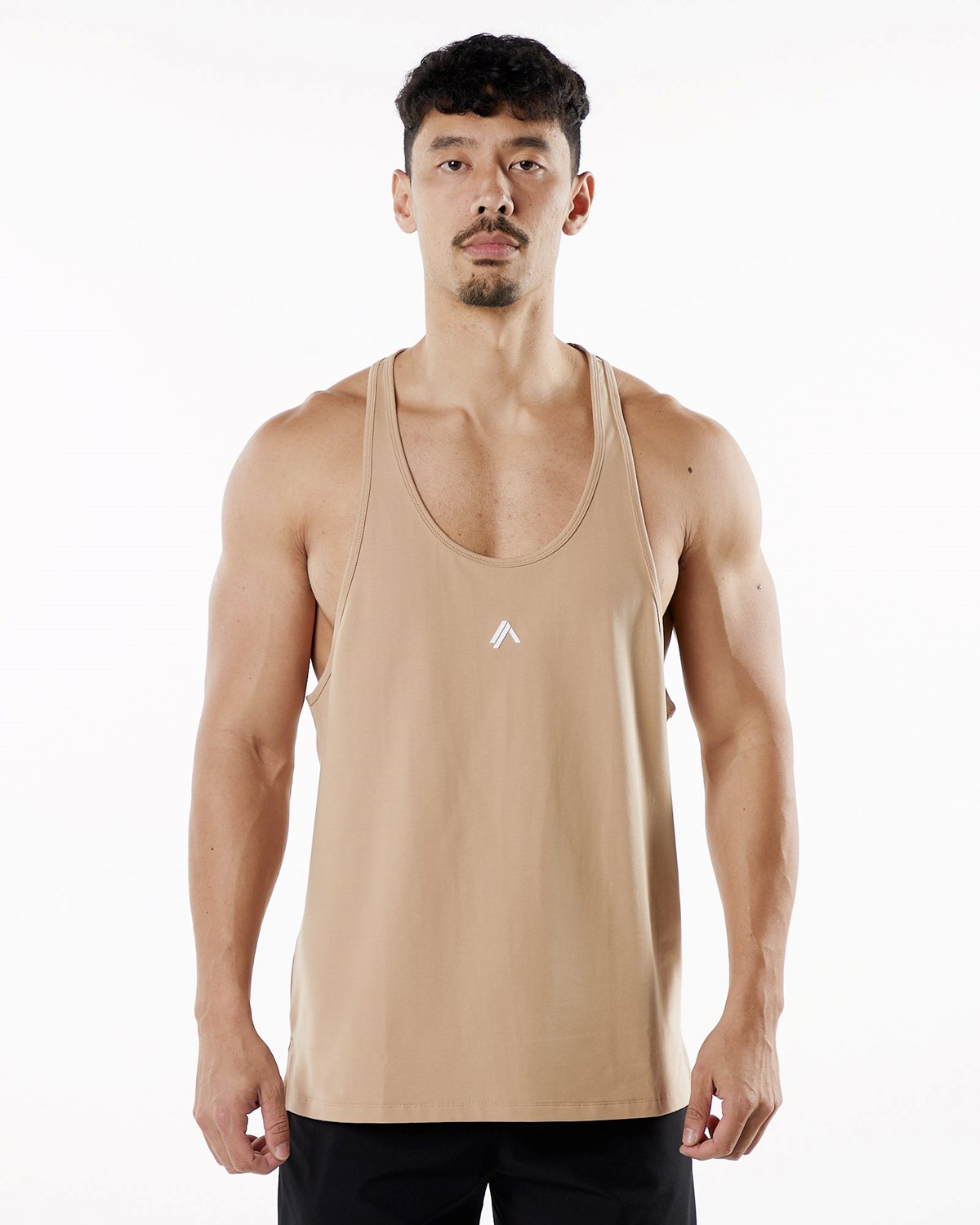 Alphalete Fitted Performance Stringer Taupe | ZE9125736