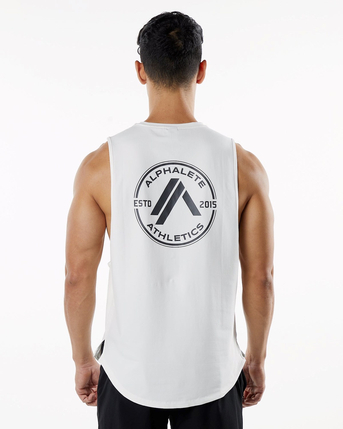 Alphalete Fitted Performance Tank Weiß | VA5093174