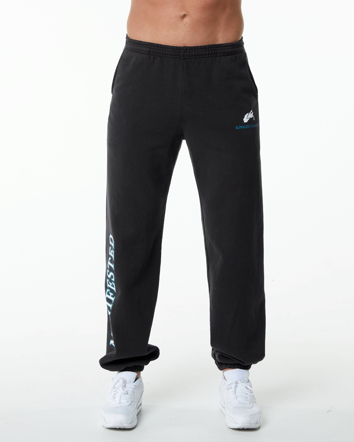 Alphalete Fleece Graphic Jogger Schwarz | FM9760814