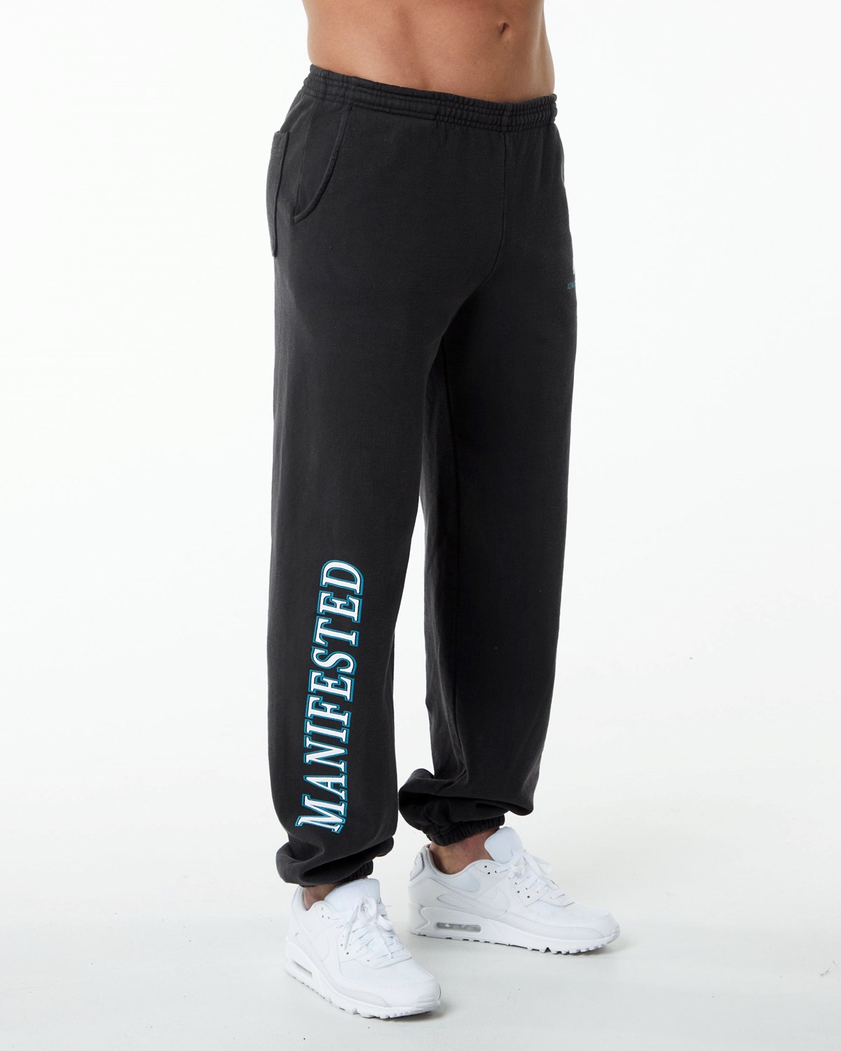 Alphalete Fleece Graphic Jogger Schwarz | SQ1249503