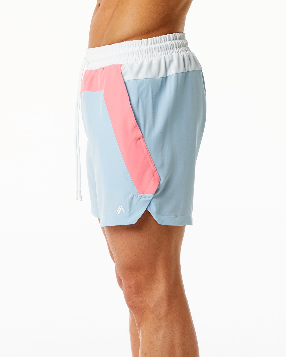 Alphalete Gefütterte Swim Trunk Koralle Hellblau | VI5603482