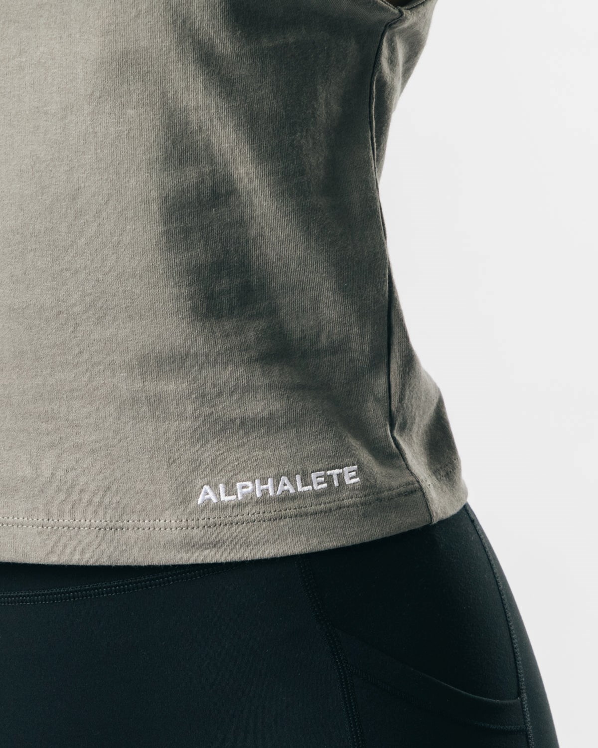 Alphalete Heavy Baumwoll Cutoff Concrete | JO0658239