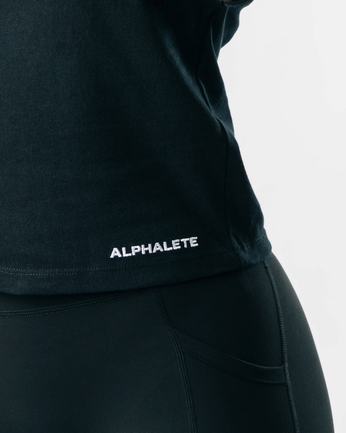 Alphalete Heavy Baumwoll Cutoff Schwarz | PX5983207