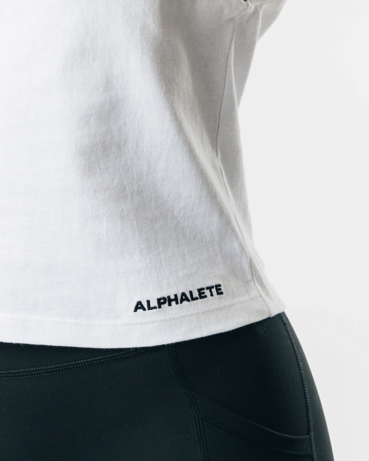 Alphalete Heavy Baumwoll Cutoff Weiß | YX2914056