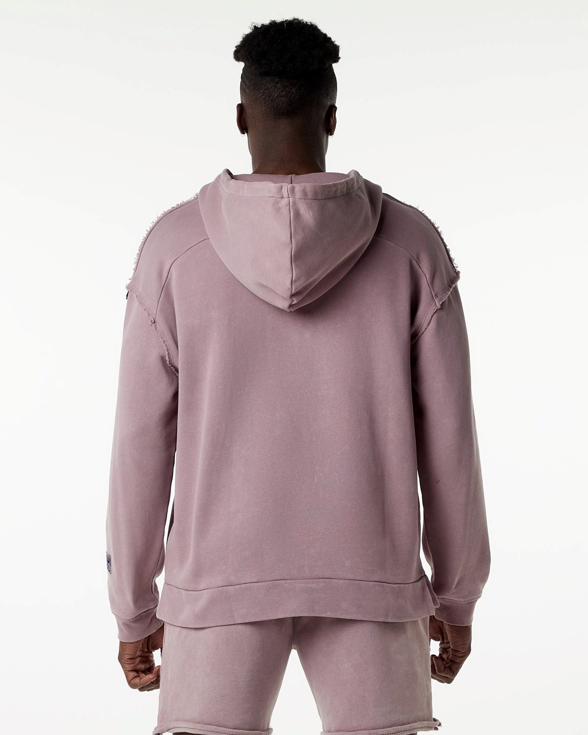 Alphalete Heavyweight Washed Terry Hoodie Rosa | GX6809423