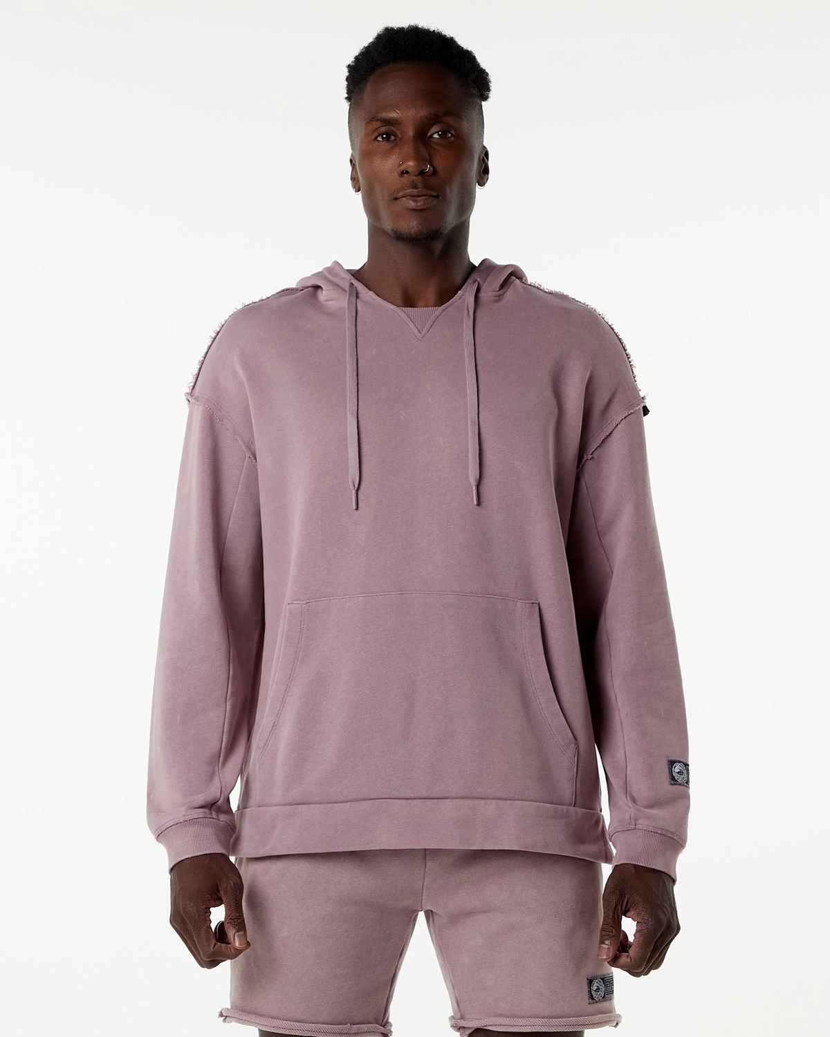 Alphalete Heavyweight Washed Terry Hoodie Rosa | GX6809423