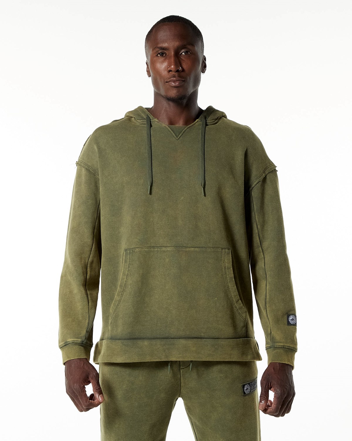 Alphalete Heavyweight Washed Terry Hoodie Grün | QP2189604