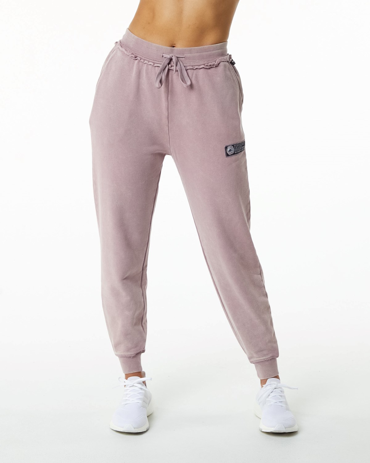 Alphalete Heavyweight Washed Terry Jogger Rosa | BI7653904