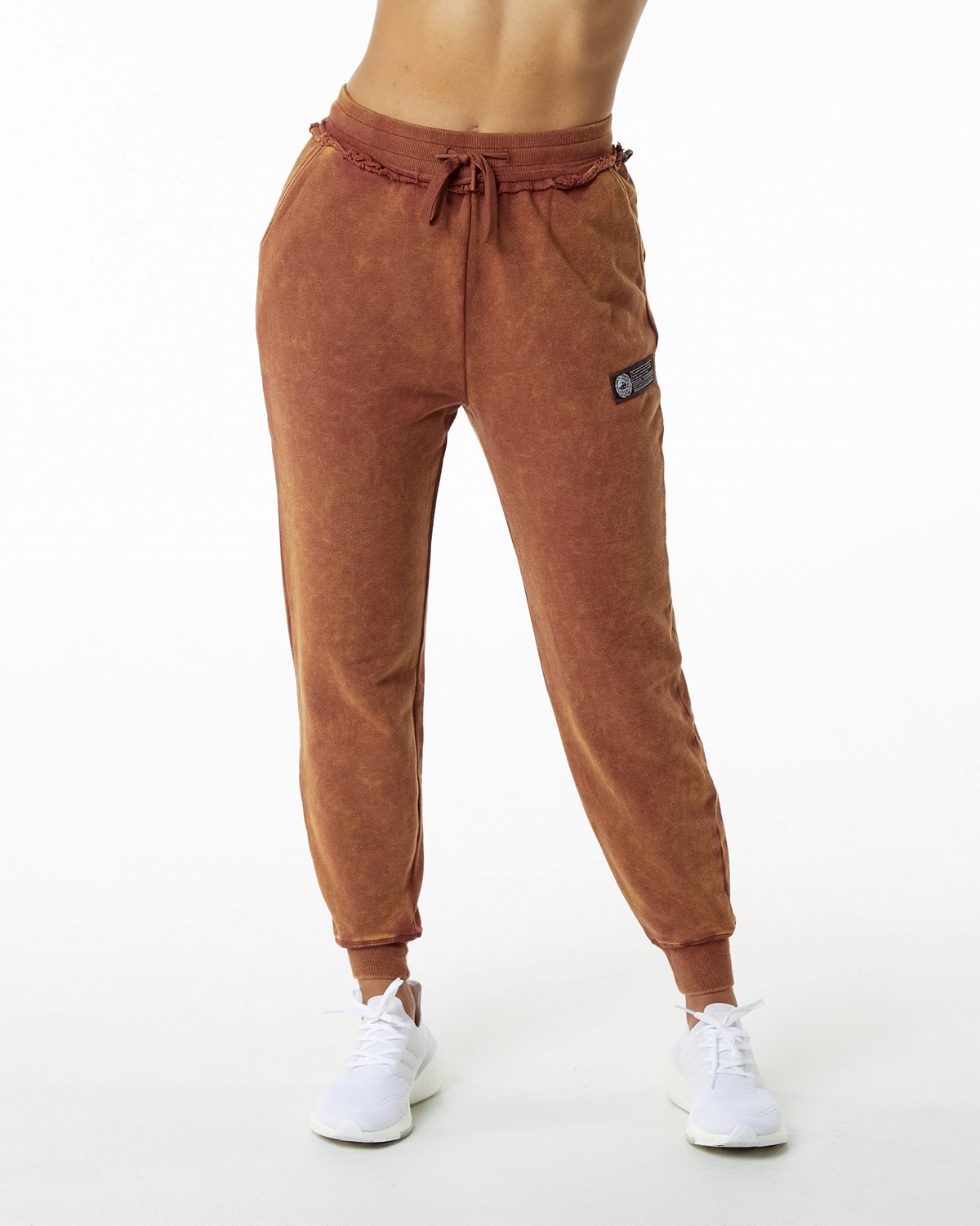 Alphalete Heavyweight Washed Terry Jogger Bloodstone | CF6320197