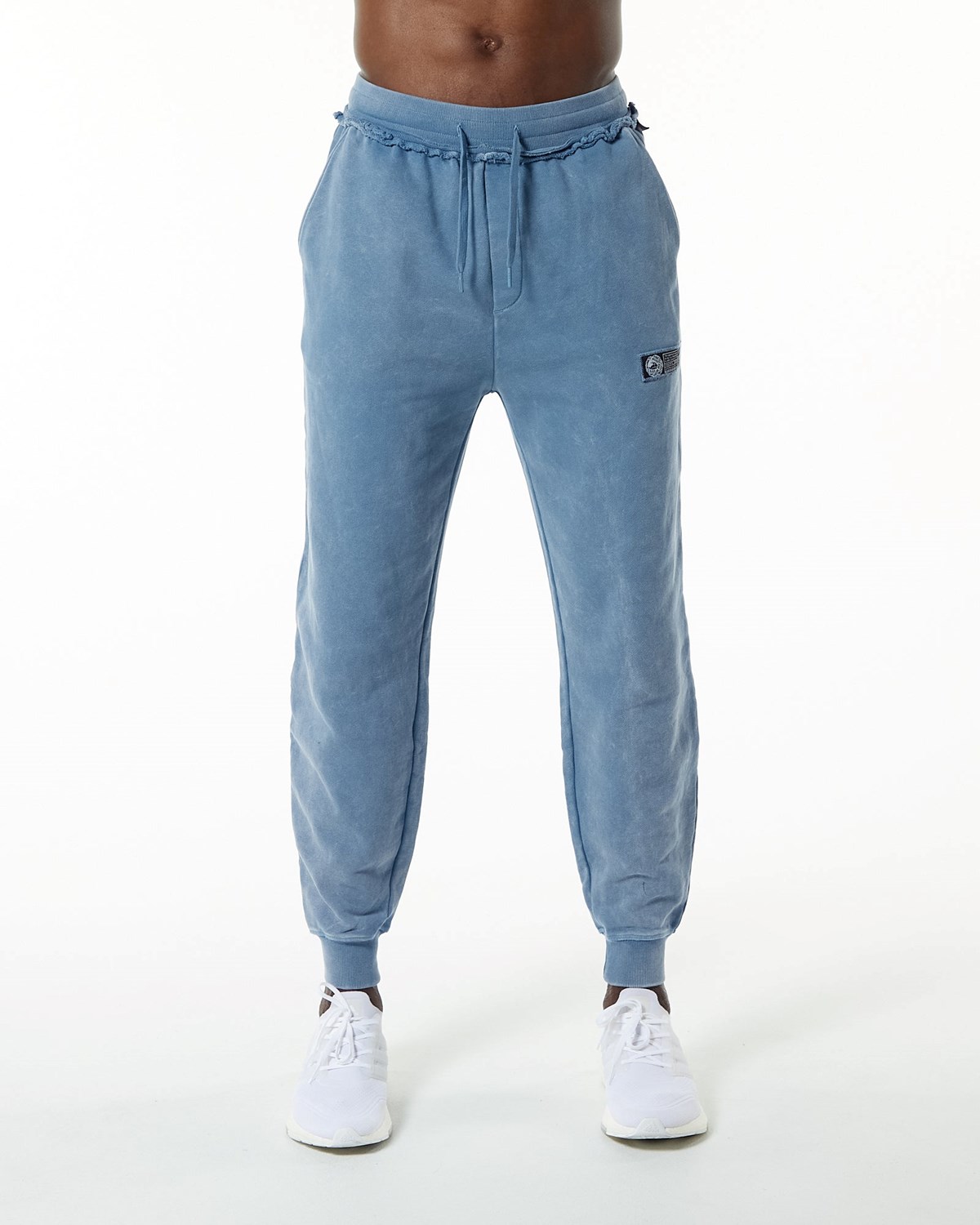 Alphalete Heavyweight Washed Terry Jogger Blau | DR9671834