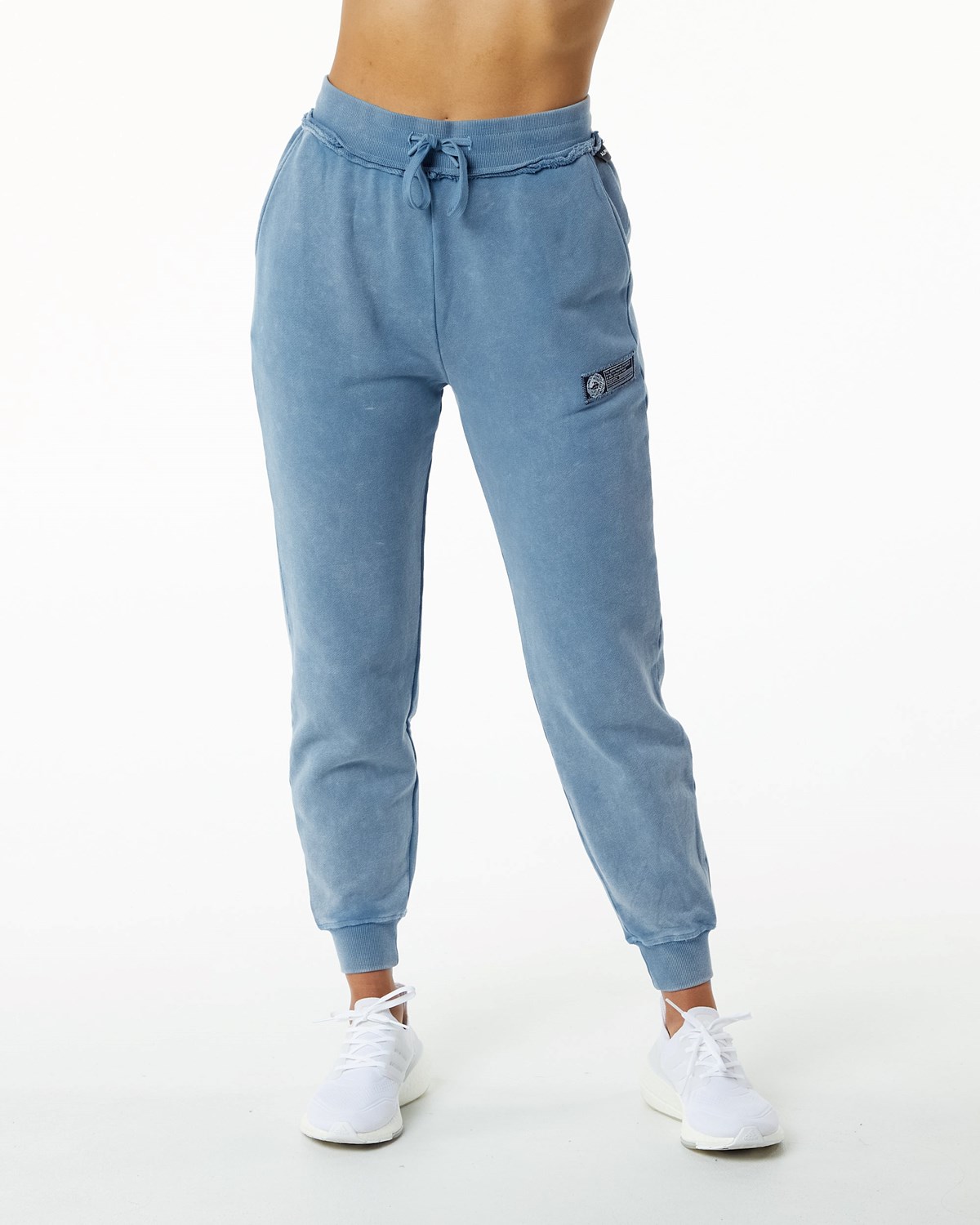 Alphalete Heavyweight Washed Terry Jogger Blau | OJ7198264