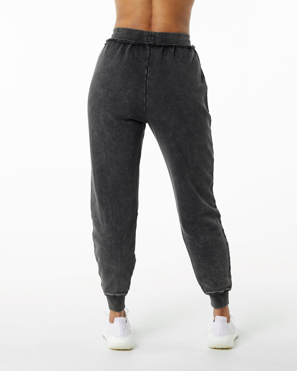 Alphalete Heavyweight Washed Terry Jogger Onyx | UW9208435