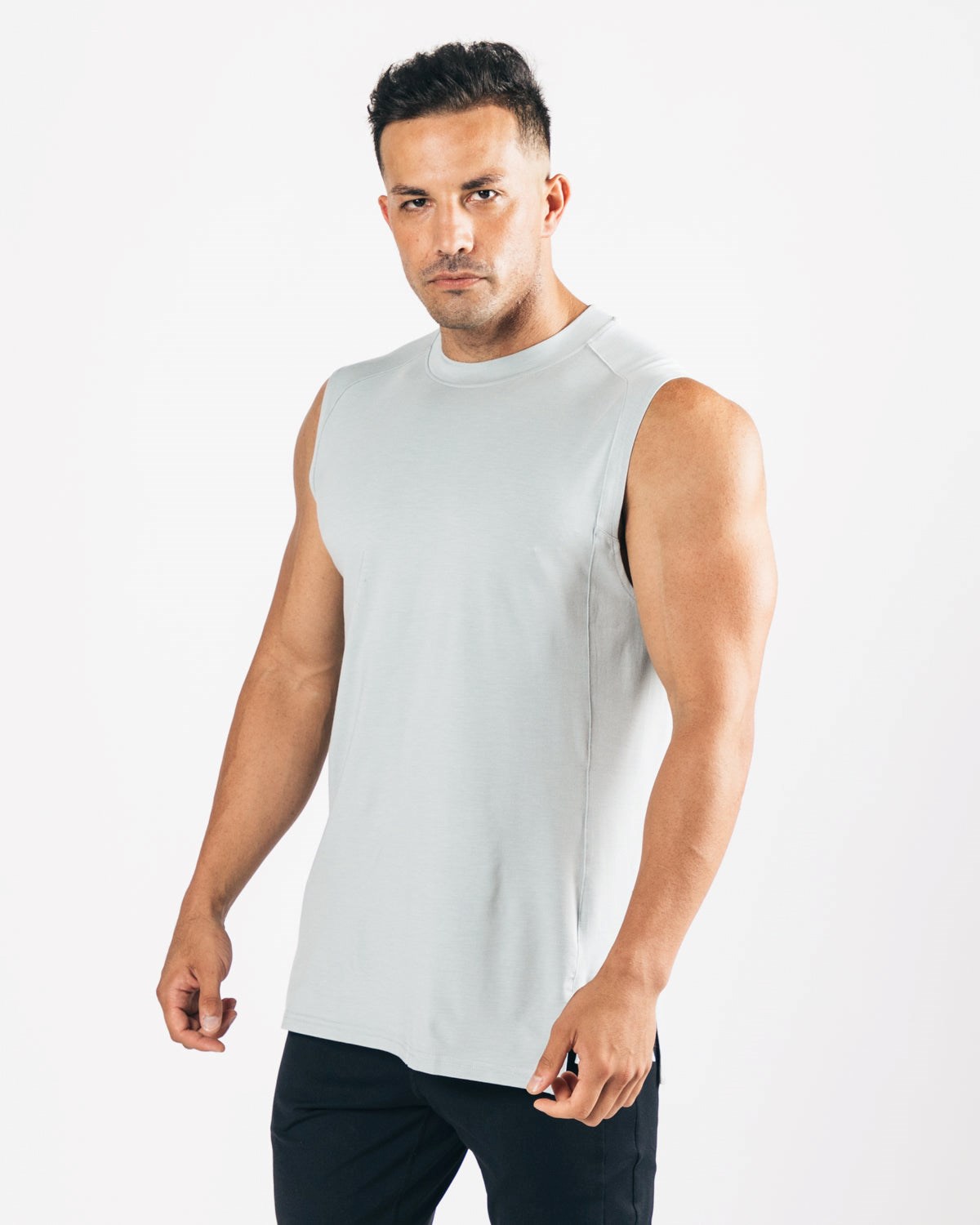 Alphalete High-Neck Premium Cutoff North Shore | CW6701954