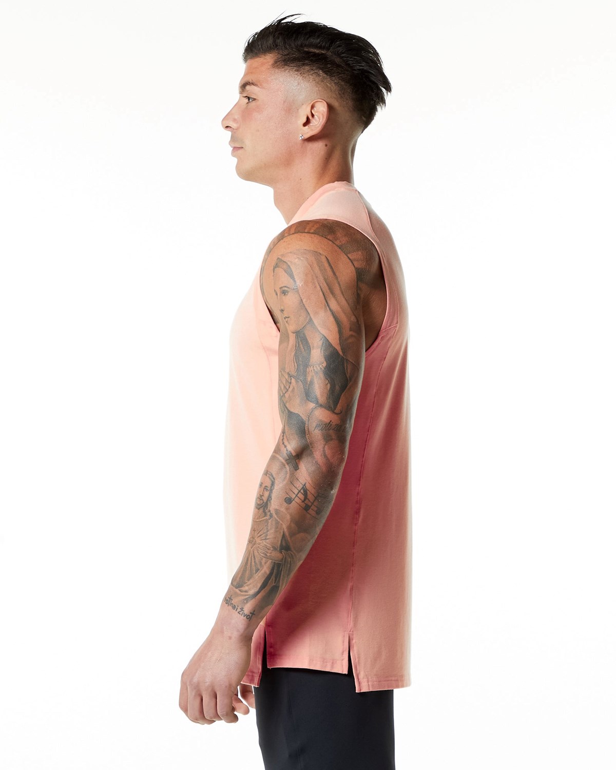 Alphalete High-Neck Premium Tank Koralle | RB0795316