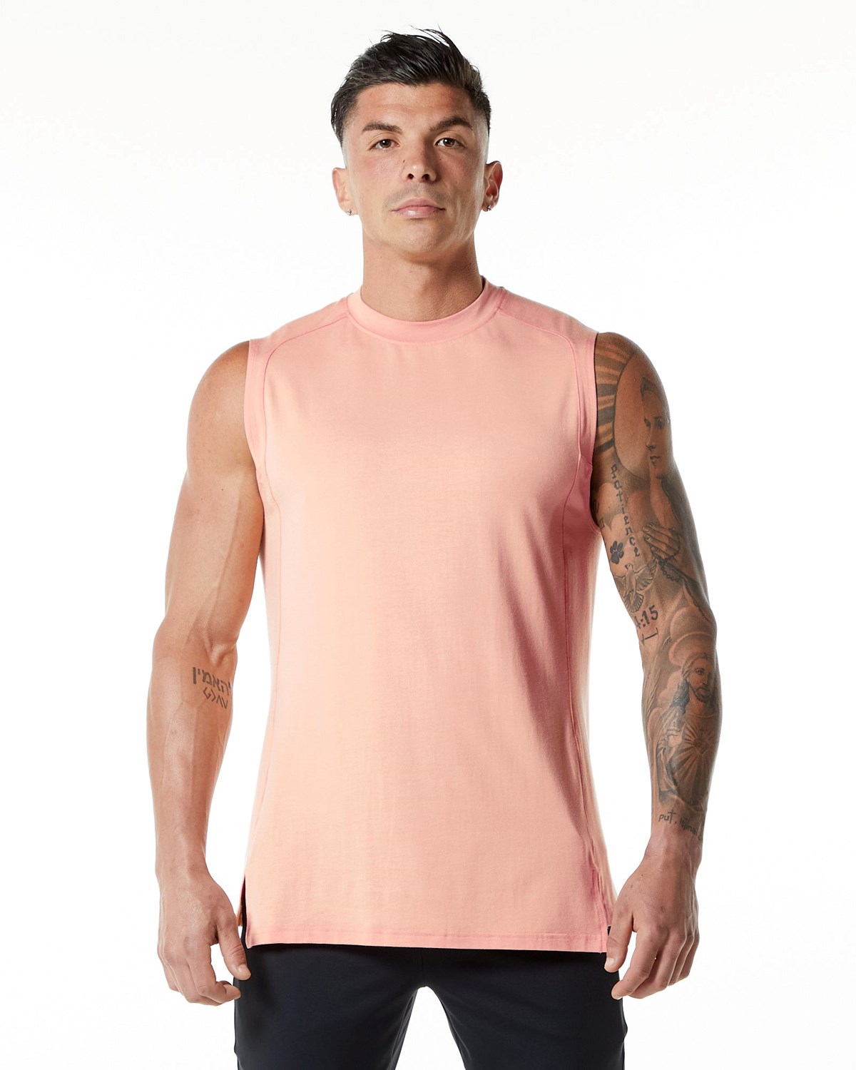 Alphalete High-Neck Premium Tank Koralle | RB0795316