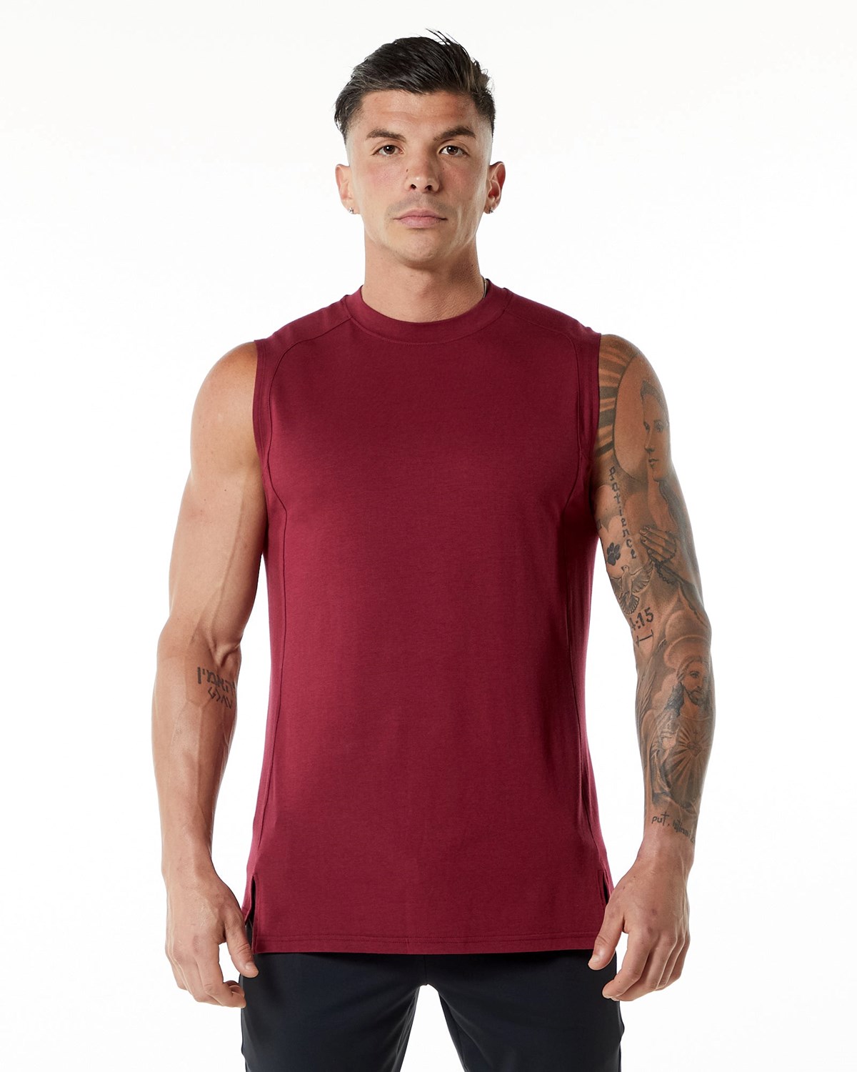 Alphalete High-Neck Premium Tank Rot | IM3670841