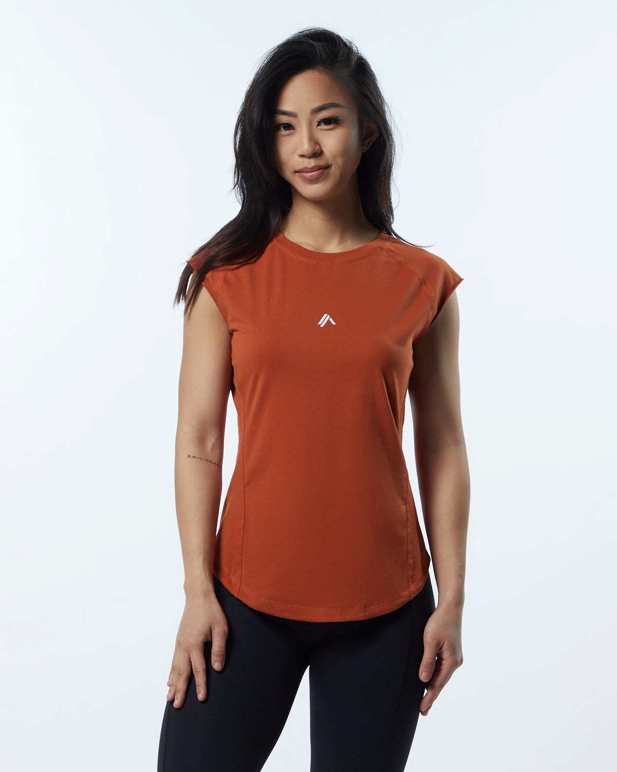 Alphalete High Performance Kurzes Sleeve Tee Sour Tangerine | BT6297850