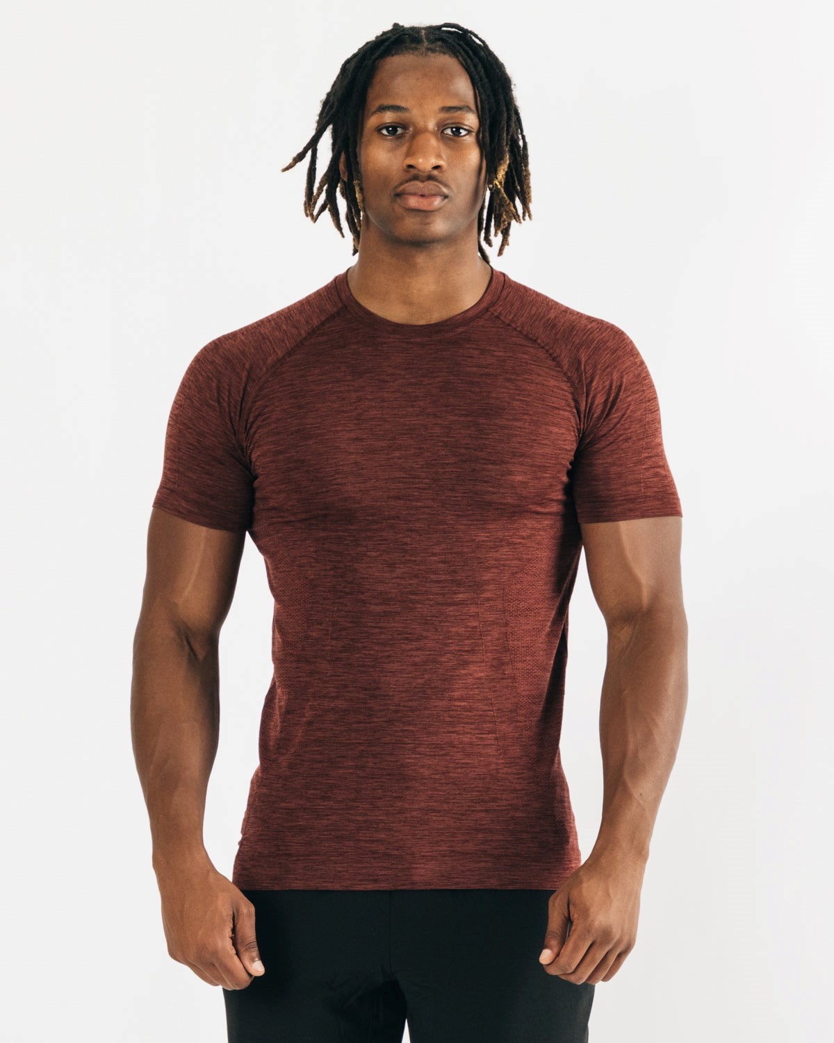 Alphalete High Performance Seamless Kurzes Sleeve Tee Kupfer | BD0538641