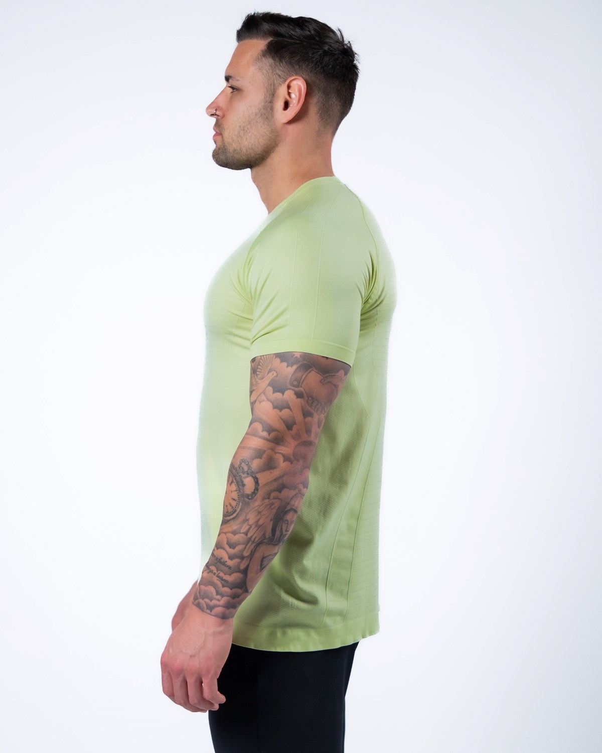 Alphalete High Performance Seamless Kurzes Sleeve Tee Frozen Spring | EI8491632