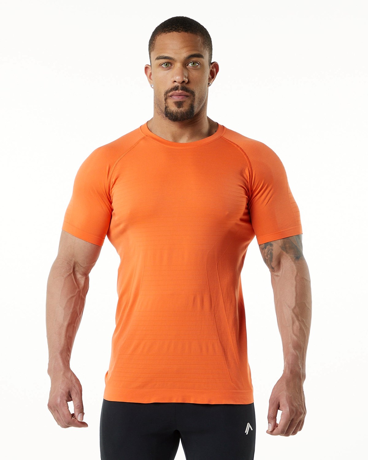 Alphalete High Performance Seamless Kurzes Sleeve Tee Faded Strawberry | EJ5428370