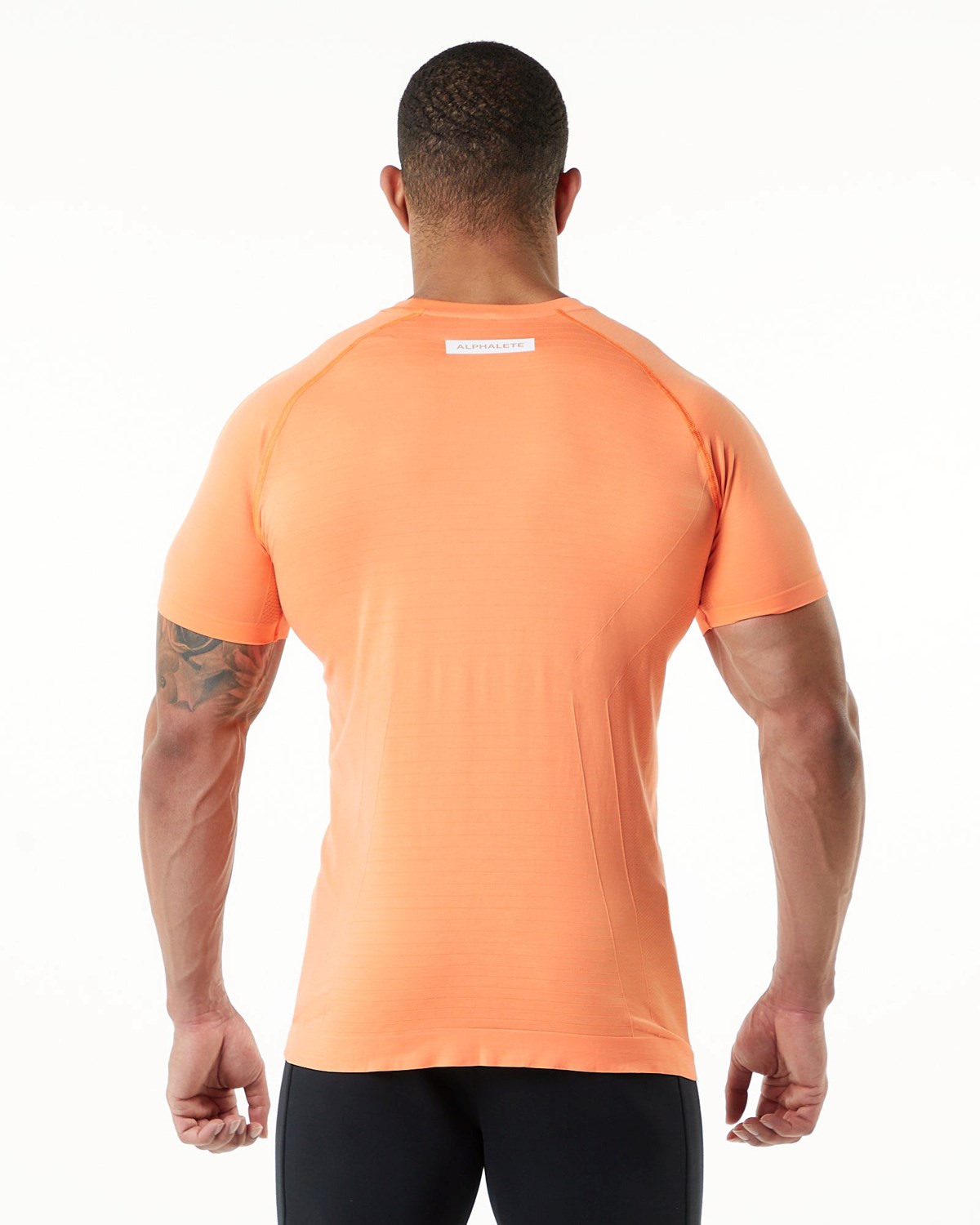 Alphalete High Performance Seamless Kurzes Sleeve Tee Faded Day Tripper | JB0687954