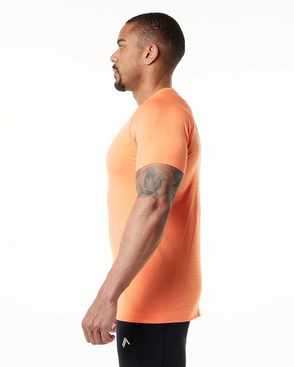 Alphalete High Performance Seamless Kurzes Sleeve Tee Faded Day Tripper | JB0687954