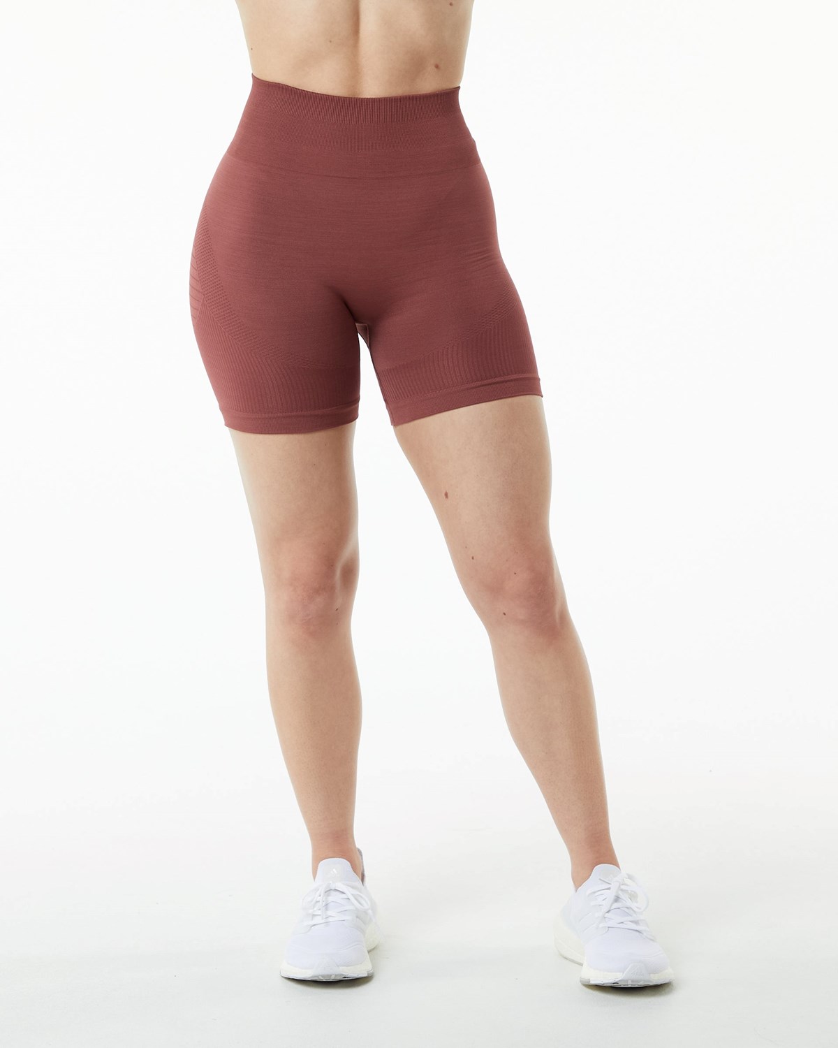 Alphalete High Performance Seamless Kurzes Gingerbread | NK6748352