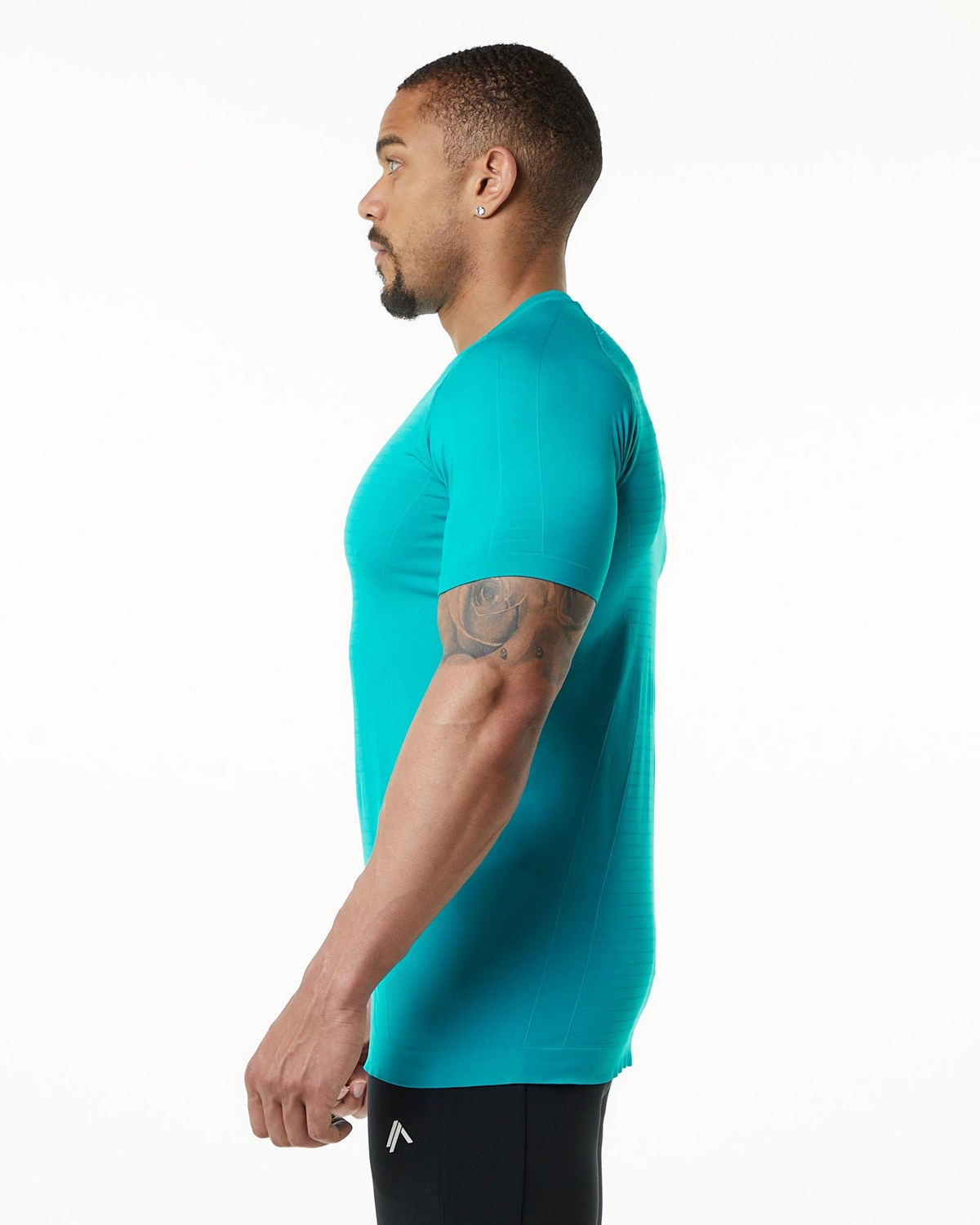 Alphalete High Performance Seamless Kurzes Sleeve Tee Ocean | RA8469327