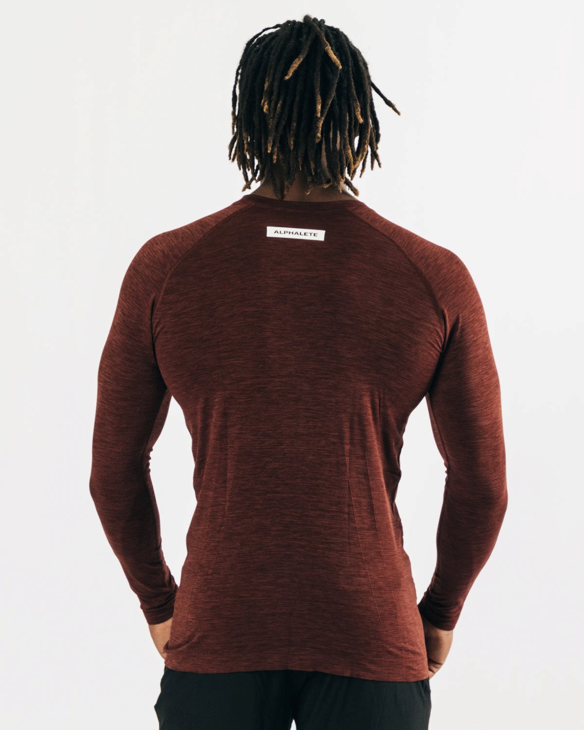 Alphalete High Performance Seamless Long Sleeve Tee Kupfer | FP7682945