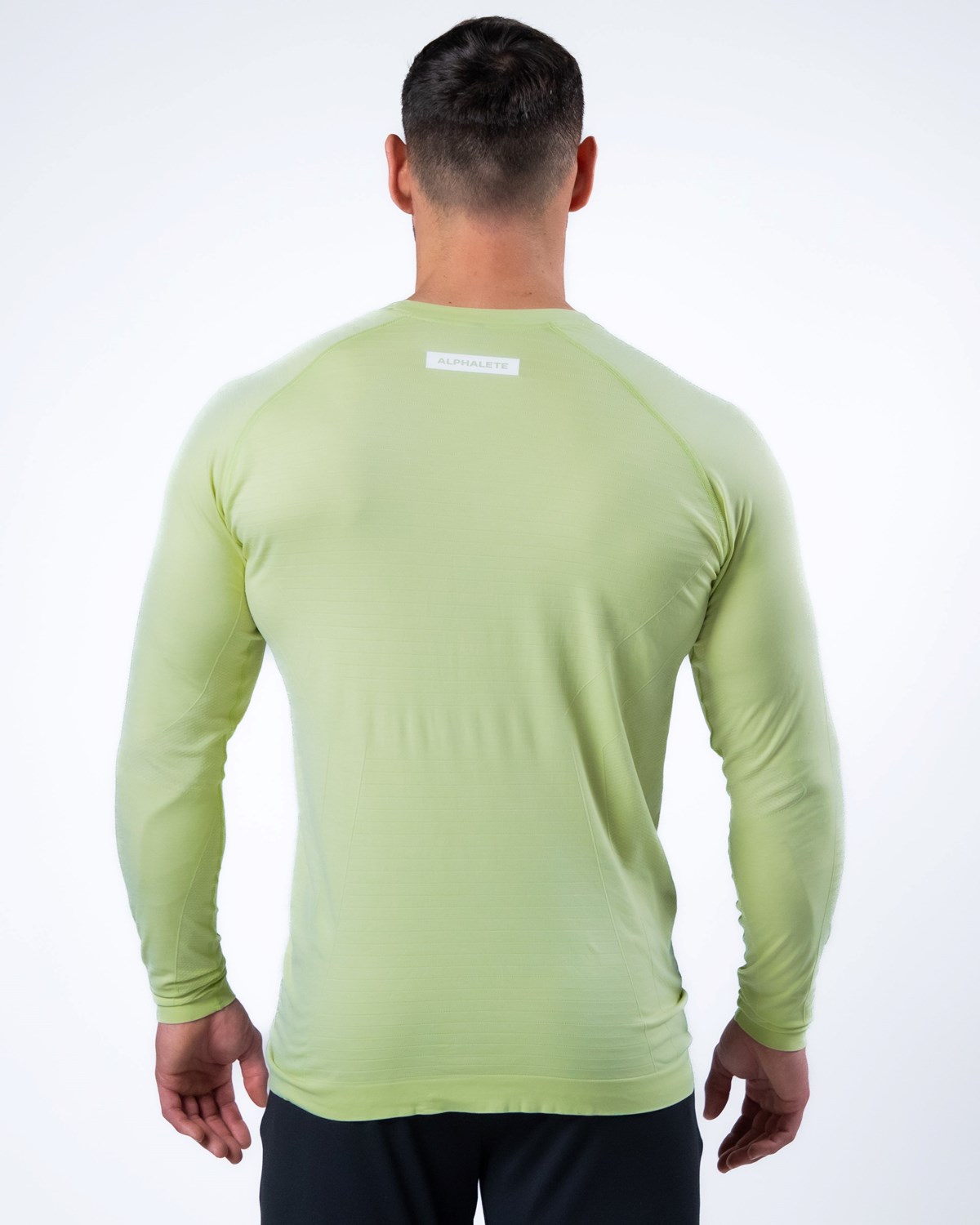 Alphalete High Performance Seamless Long Sleeve Tee Frozen Spring | IT1896742