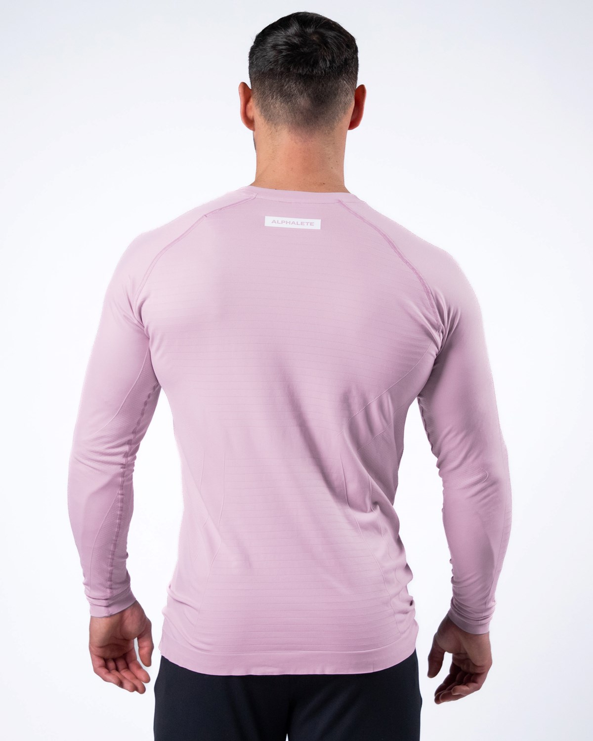 Alphalete High Performance Seamless Long Sleeve Tee Bloom | KR3475260