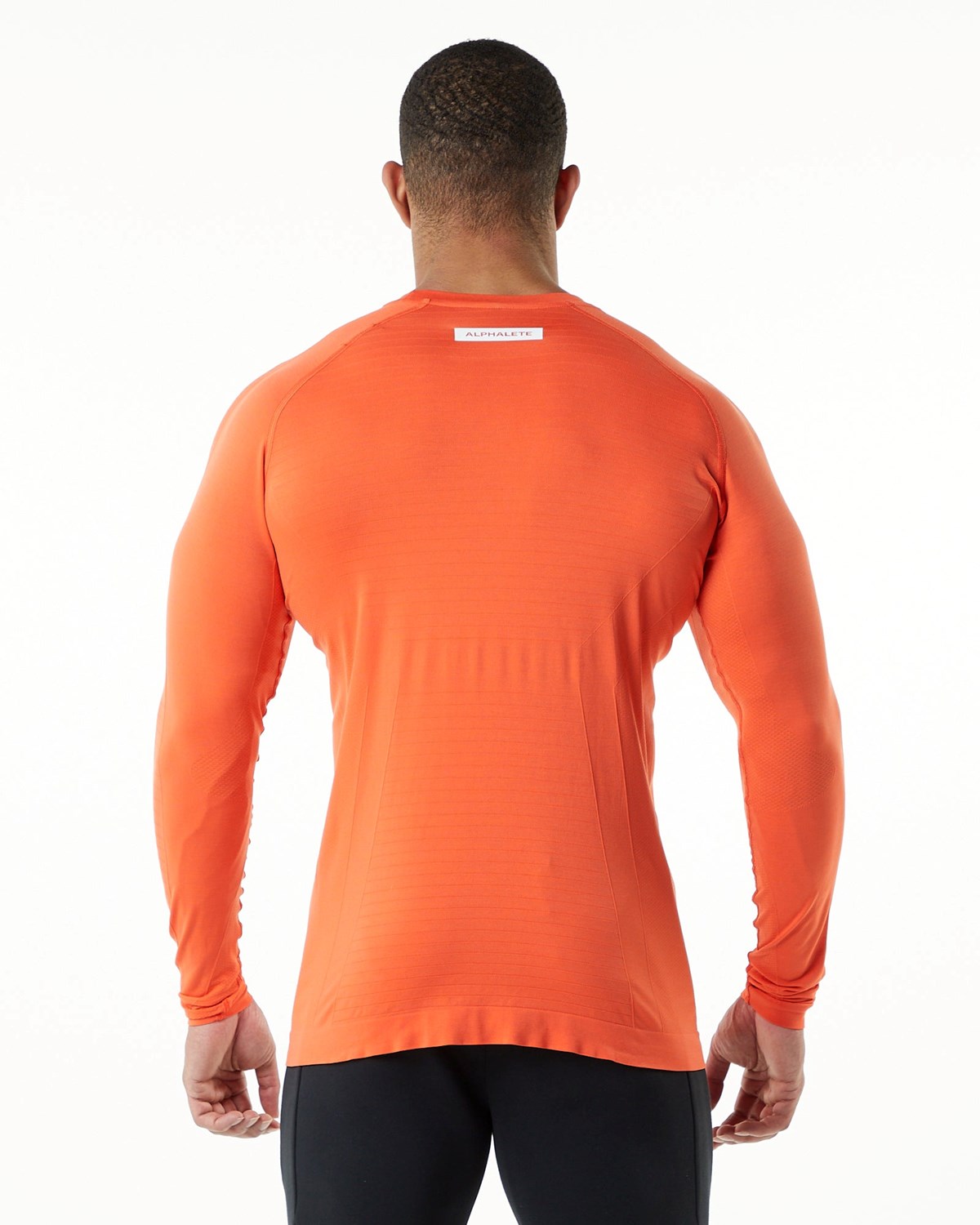 Alphalete High Performance Seamless Long Sleeve Tee Faded Strawberry | RS0482935