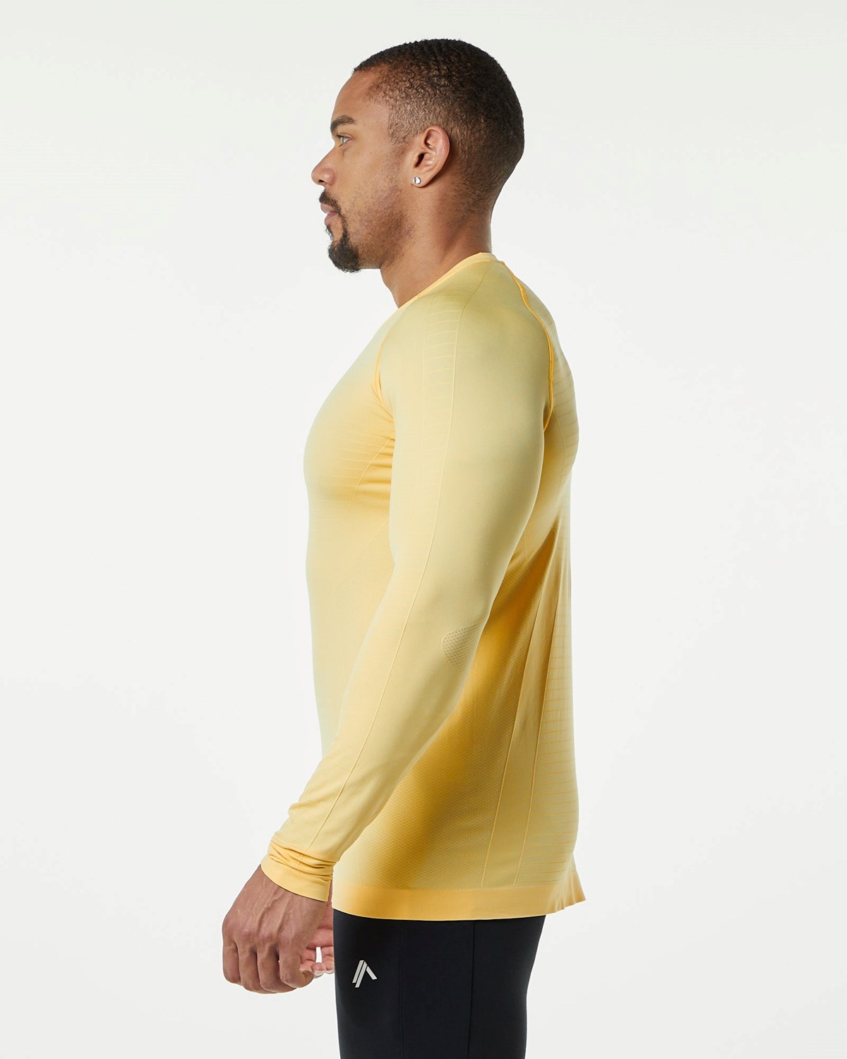 Alphalete High Performance Seamless Long Sleeve Tee Faded Honey | VX6538129