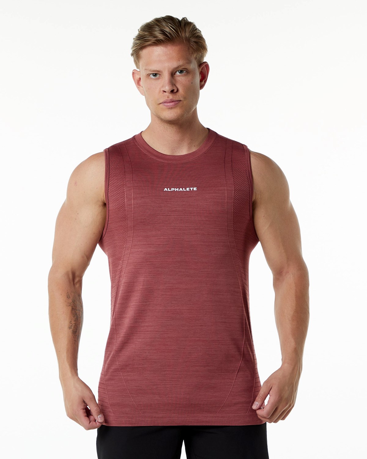 Alphalete High Performance Seamless Tank Gingerbread | DM9387461