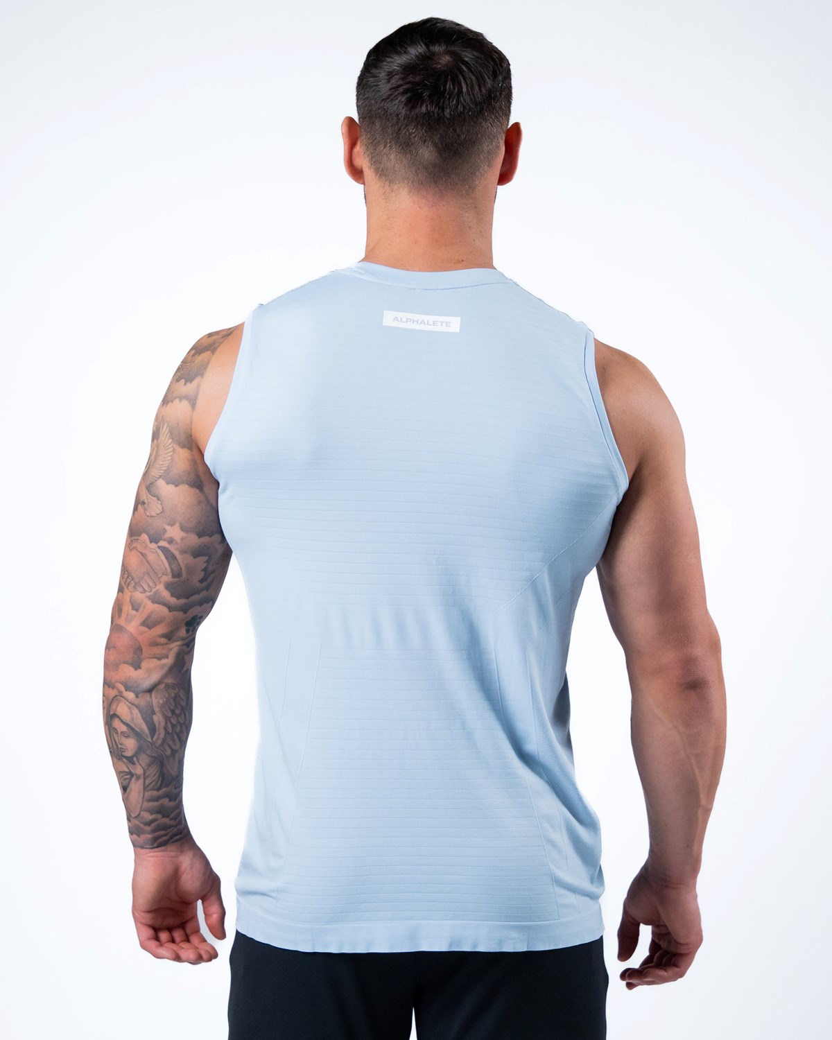 Alphalete High Performance Seamless Tank Blau | PW8963475