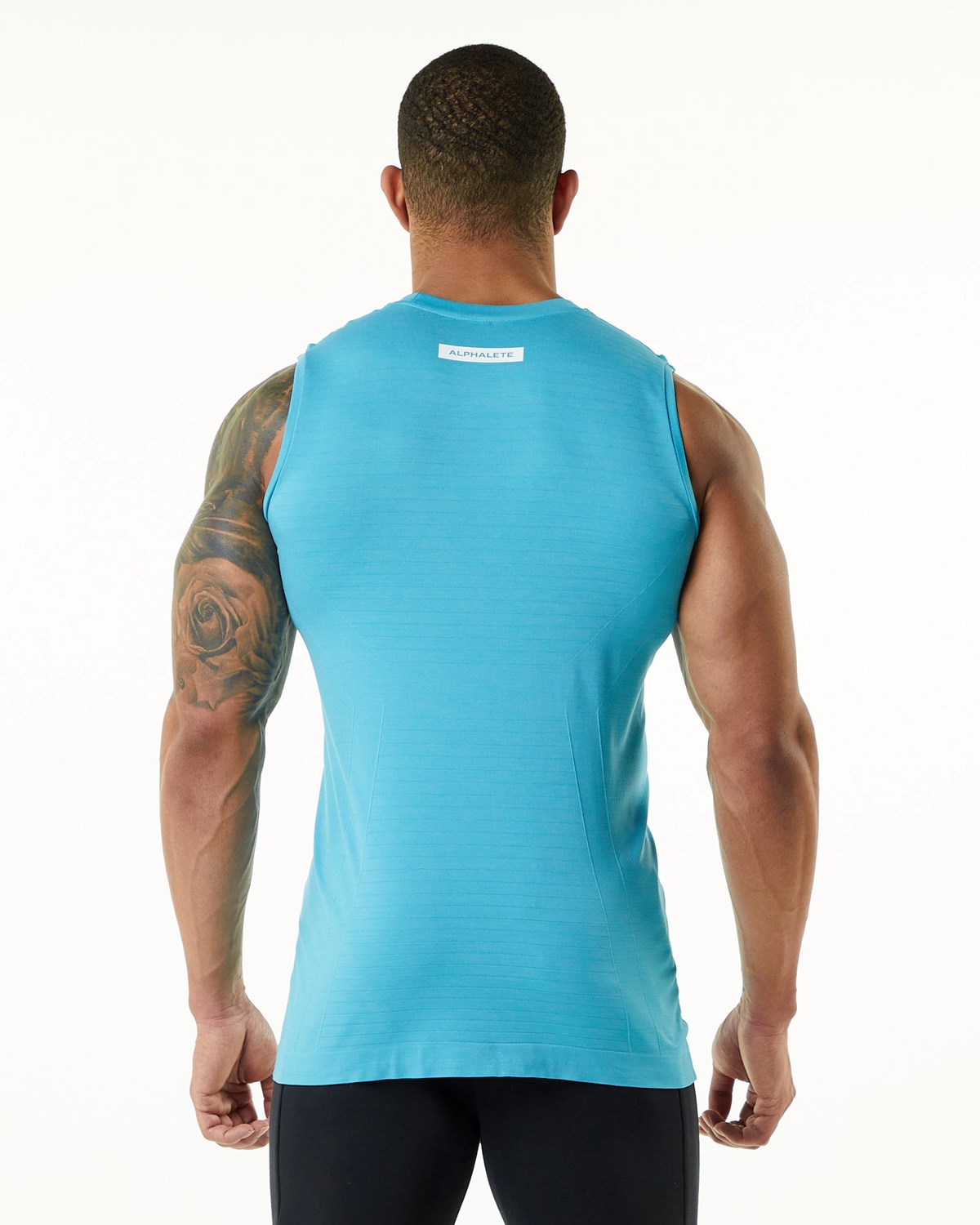 Alphalete High Performance Seamless Tank Faded Ocean | UX2346809