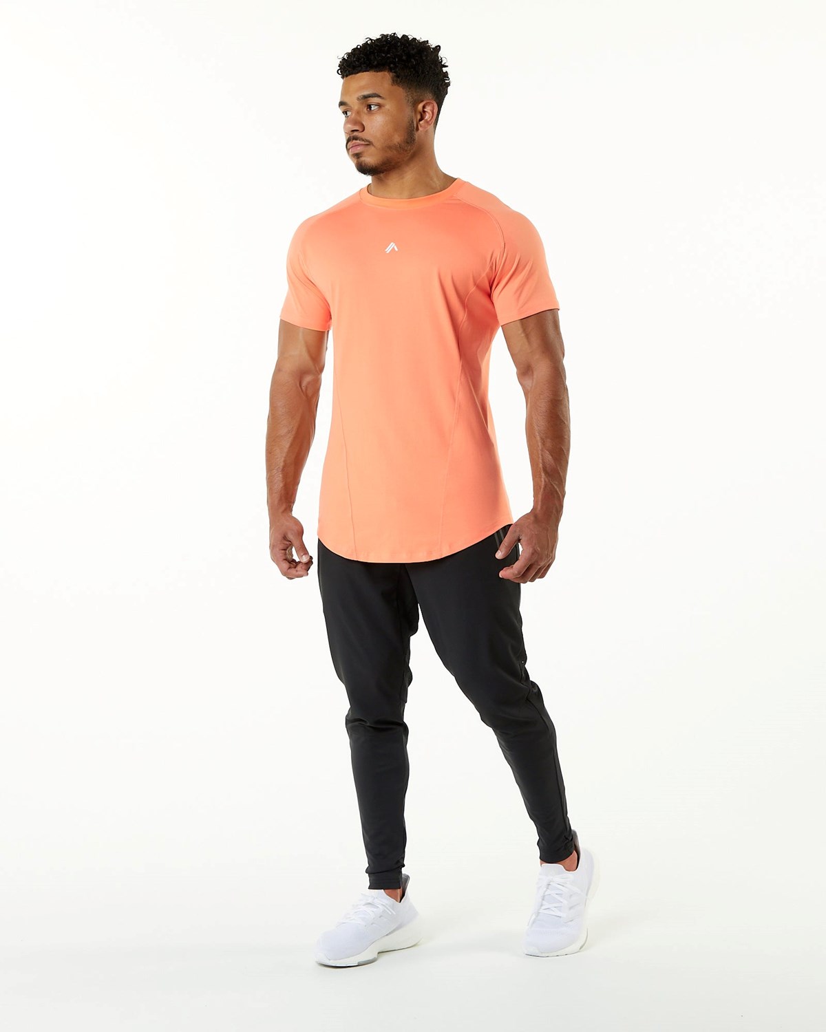 Alphalete High Performance Tee Electric Peach | FA2351897