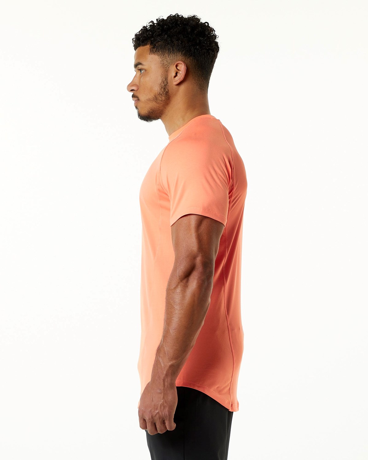 Alphalete High Performance Tee Electric Peach | FA2351897